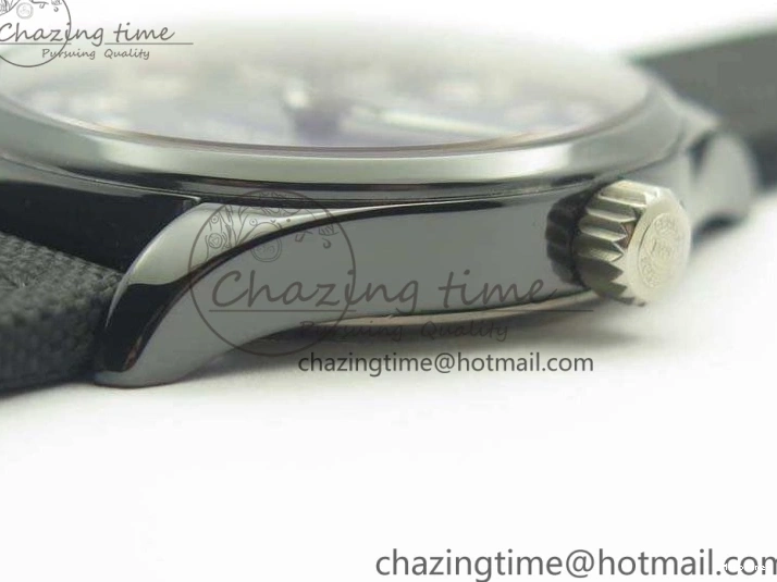 MIROTIME 0406 HighQuality Mark XVIII LAUREUS IW324703 Black Ceramic MKF Best Edition On Black Nylon Strap A 7218